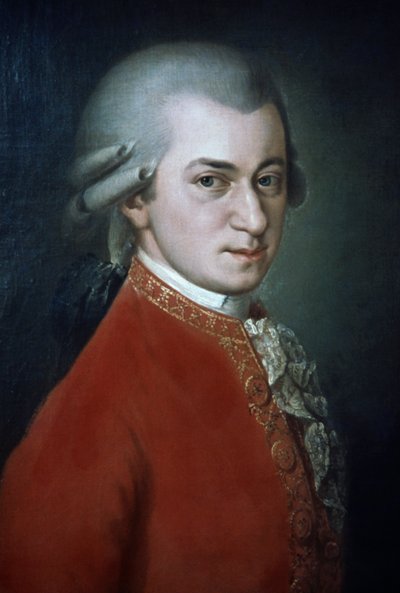 ヴォルフガング・アマデウス・モーツァルト（1756-1791）、オーストリアの作曲家、バーバラ・クラフトによる遺影 作： Barbara Krafft