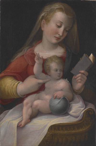 Madonna ja lapsi, n. 1580-85 (öljy kankaalle) 作： Barbara Longhi