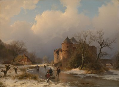 冬景色の中の城 作： バーエンド・コルネリス・コエコエク