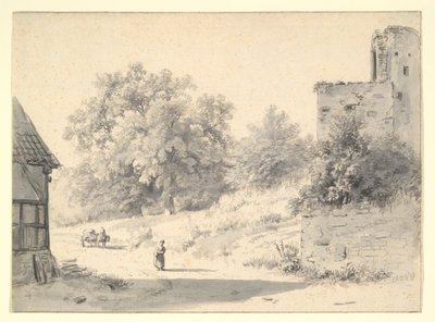 風景 作： Barend Cornelis Koekkoek