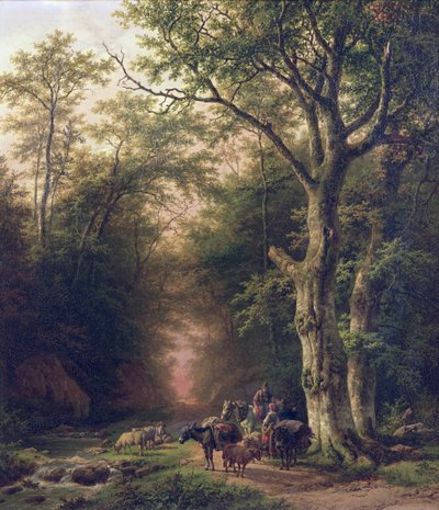 不明な画像 作： Barend Cornelis Koekkoek