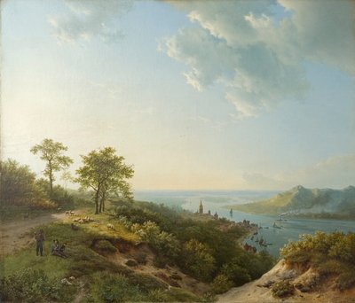 ハイデルベルクの景色、1837 作： Barend Cornelis Koekkoek