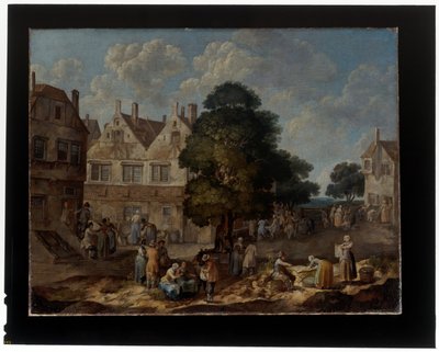 村の風景 作： Barend Hendrik Thier