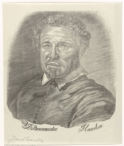 ヤコブ・コーネリスの肖像。 作： Barend Johannes Bouwmeester