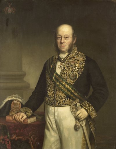 ルドルフ アン ヤン ヴィルト バロン スロート ファン デ ベーレ (1806-90)。 総督 (1861-66) 作： Barend Leonardus Hendriks