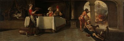 ラザロと金持ち 作： Barent Fabritius