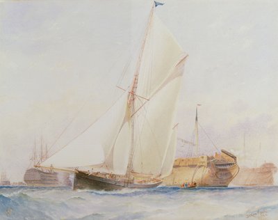 帆船 DIONE, Plymouth 作： Barlow Moore