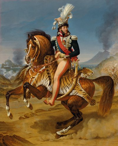 ヨアヒム・ムラットの乗馬の肖像（1767-1815）1812 作： Baron Antoine Jean Gros