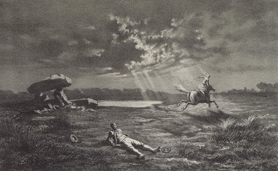 Follet dEpnell、George Sand（1804-76）によるLegendes Rustiquesのイラスト1858 作： Maurice Sand