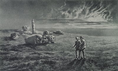 ピエール・ソッテス、レジェンド・ルスティークのイラスト、ジョージ・サンド（1804-76）1858 作： Maurice Sand