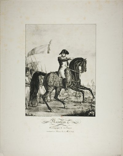 ナポレオンは、1815 年 3 月 1 日にフランスに戻り、彼の善良な男性を伴った 作： Baron François Pascal Simon Gérard