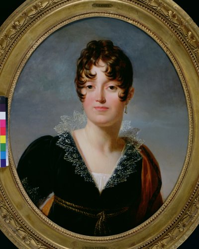 デジレ・クラリーの肖像（1781-1860）スウェーデン王女王、1810年頃 作： Baron François Pascal Simon Gérard