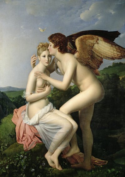 キューピッドの最初のキスを受け取ったプシュケ、1798年 作： Baron François Pascal Simon Gérard