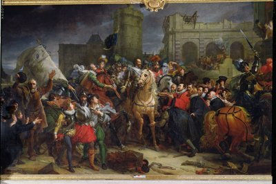アンリ4世（1553-1610）のパリへの入場、1594年3月22日 作： Baron François Pascal Simon Gérard
