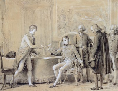 1801年7月15日、フランスと聖座間のコンコルドの調印 作： Baron François Pascal Simon Gérard