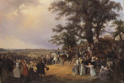 1838年のニコラ皇帝の訪問中のラドガルドガルドフィールズでのレビュー 作： Baron Karl Stefan Bennet