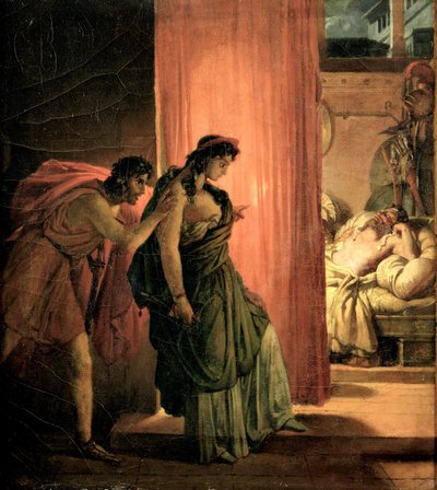 クライテムネストラ、1817年頃 作： Baron Pierre Narcisse Guerin