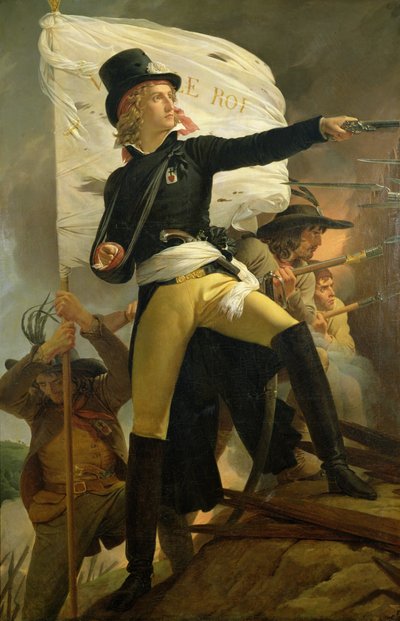 アンディ・ド・ラ・ロシュジャケライン（1772-94）、ヴァンデの反乱の指導者、1817年 作： Baron Pierre Narcisse Guerin