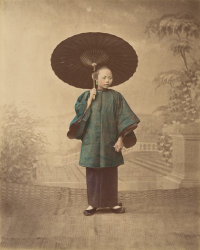 カントンの女性、1870年代。 作： Baron Raimund von Stillfried