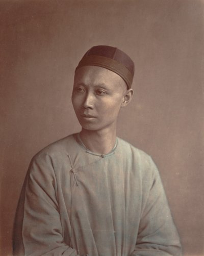 オーストリア ハンガリー公使館の通訳、1870 年代、1870 年代。 作： Baron Raimund von Stillfried