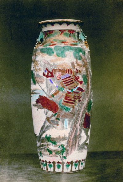 Satsuma vase, Japan, 1882 作： Baron Raimund von Stillfried