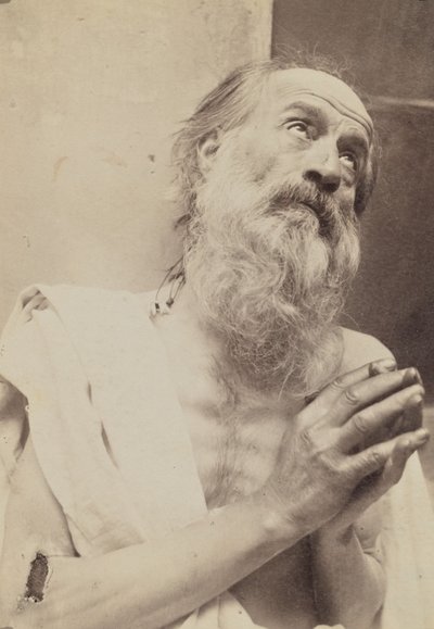 [祈る男の肖像］ 作： Baron Wilhelm von Gloeden