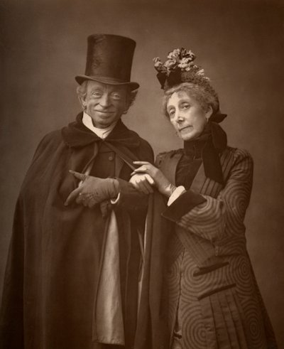 アメリカの俳優、ジェームズルイスとアンギルバート、 『A Night Off』（1886年） 作： Barraud