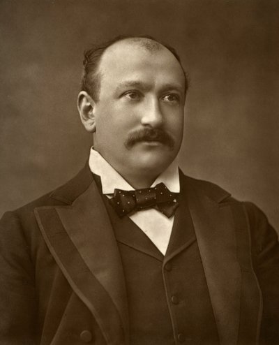 イギリスの俳優、オーガスタスハリスの人間性、1886年 作： Barraud