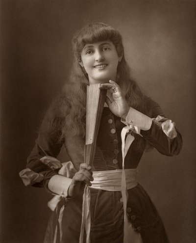 オリバーグランブルのイギリス人女優アリスアサートン、1886年 作： Barraud