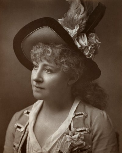 リディア・トンプソン、イギリス人ダンサー、女優、演劇プロデューサー、1886年 作： Barraud