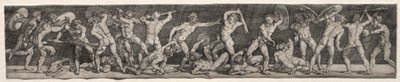裸の男の戦い。 作： Barthel Beham