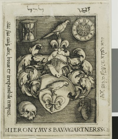 ヒエロニマス・バウムゲルトナーの蔵書印 作： Barthel Beham