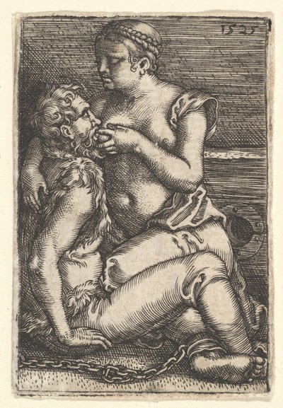 シモンとペロ、17世紀半ば。 作： Barthel Beham