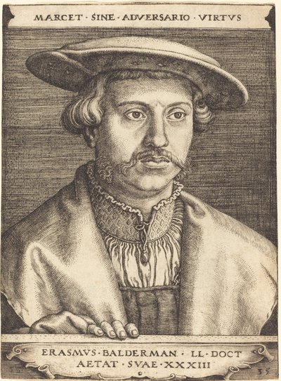エラスムス・バルダーマン 作： Barthel Beham