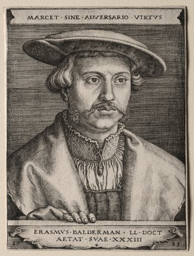 エラスムス・バルダーマン 作： Barthel Beham