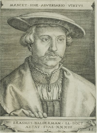 エラスムス・バルダーマン 作： Barthel Beham