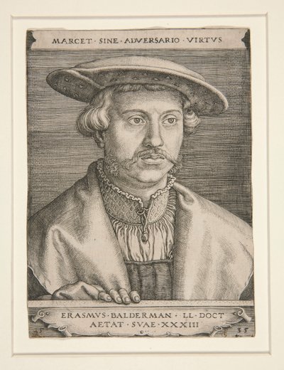エラスムス・バルダーマン 作： Barthel Beham