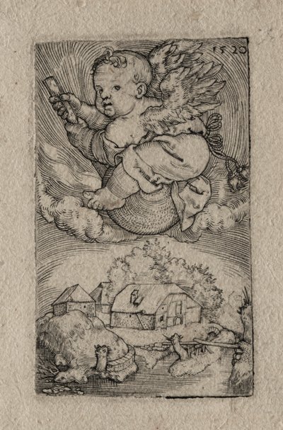ボールに乗る天才 作： Barthel Beham