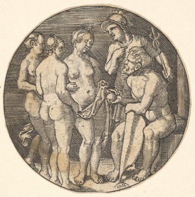 パリの審判の写し、16世紀 作： Barthel Beham