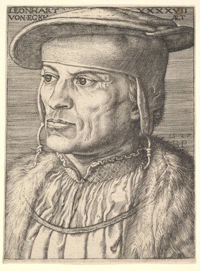 レナードフォンエック、1527年。 作： Barthel Beham