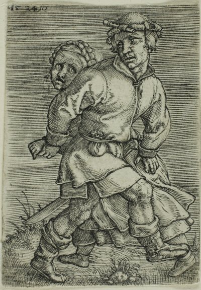 農民のカップルのダンス 作： Barthel Beham