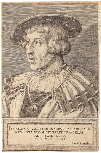 皇帝フェルディナンド1世の肖像 1503-1564年 1531年 作： Barthel Beham