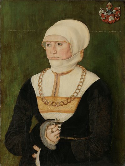 マグダレナ・ピトリシンの肖像、1528年。 作： Barthel Beham