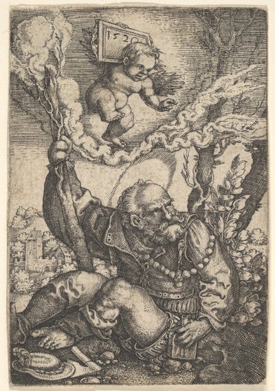 セントクリストファー、16世紀初頭。 作： Barthel Beham