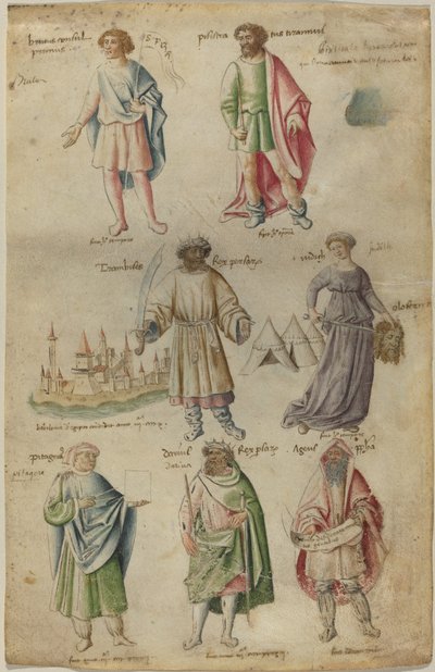 古代史の7人の有名な人物 作： Barthélemy van Eyck