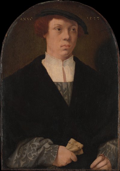 男の肖像、1533年。 作： Bartholomaeus Bruyn the Elder