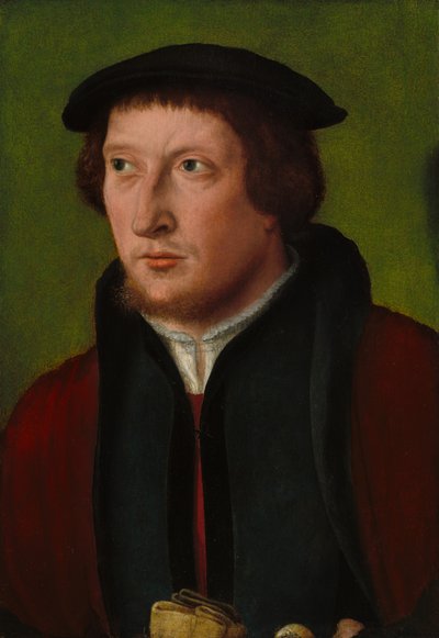 男の肖像、c。 15301540。 作： Bartholomaeus Bruyn the Elder