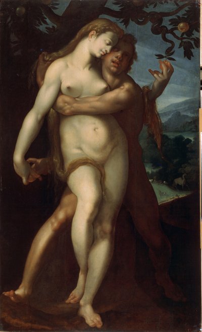 アダムとイブ 作： Bartholomaeus Spranger