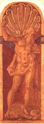 ヘラクレス（鉛筆） 作： Bartholomaeus Spranger