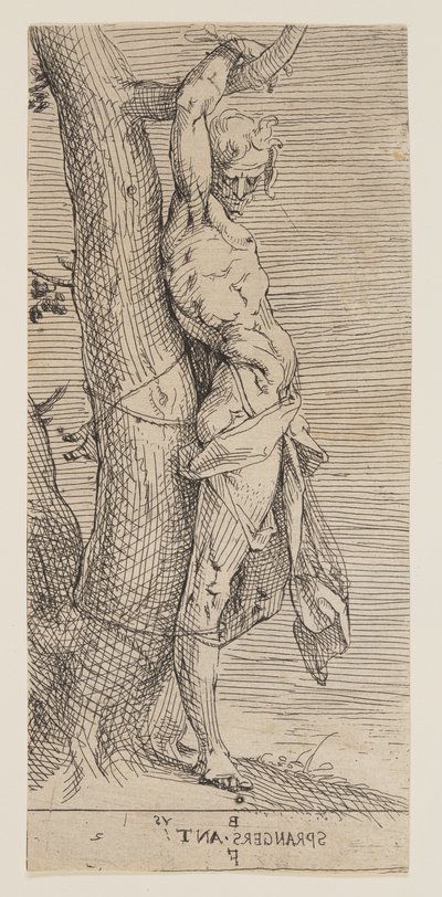 聖セバスチャン 作： Bartholomaeus Spranger